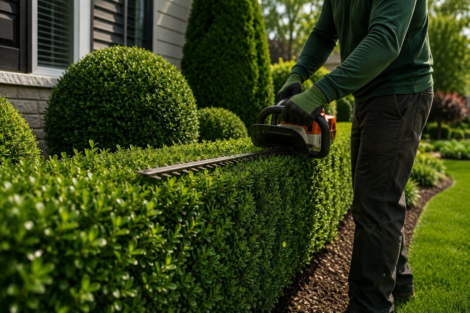 Hedge & Shrub Trimming by Lawn Enforcement